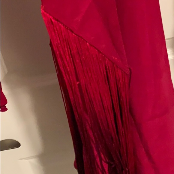 Carmella Michli X Revolve 100% Silk Dress Berry - Picture 14 of 14